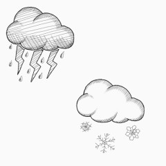 手绘天气