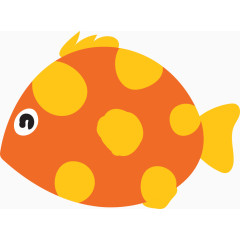 卡通手绘鱼类png