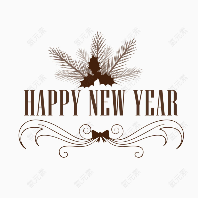 圣诞节装饰花纹图案