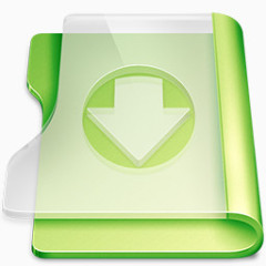 文件夹橙色视频图标