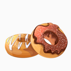 卡通甜甜圈