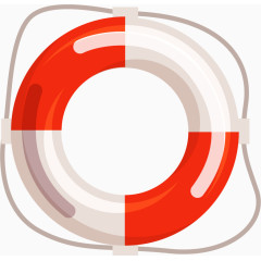 卡通手绘游泳圈