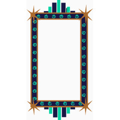 简约 彩色 边框