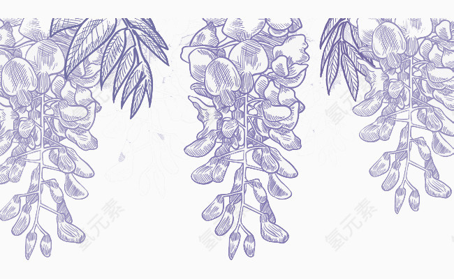 卡通手绘花朵