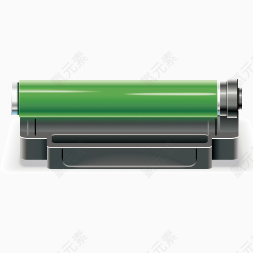 碳粉墨盒绿色office-Machine-icons