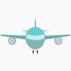 卡通旅行飞机