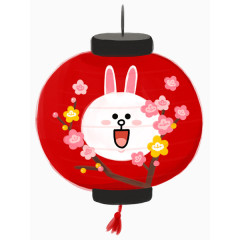 兔子花灯笼
