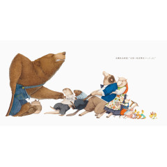 动物们拔河比赛