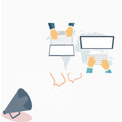 在线社交发展图.