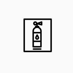 灭火器标识图标