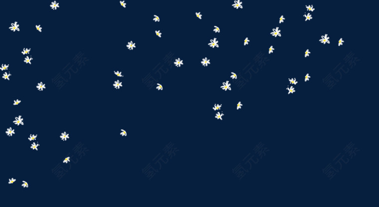 简约清新漂浮星星