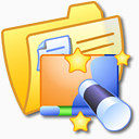 文件夹黄色的主题iCandy初中