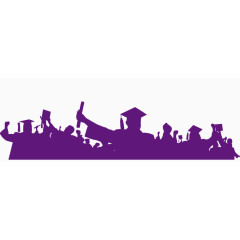 大学毕业季青春不散场背景装饰