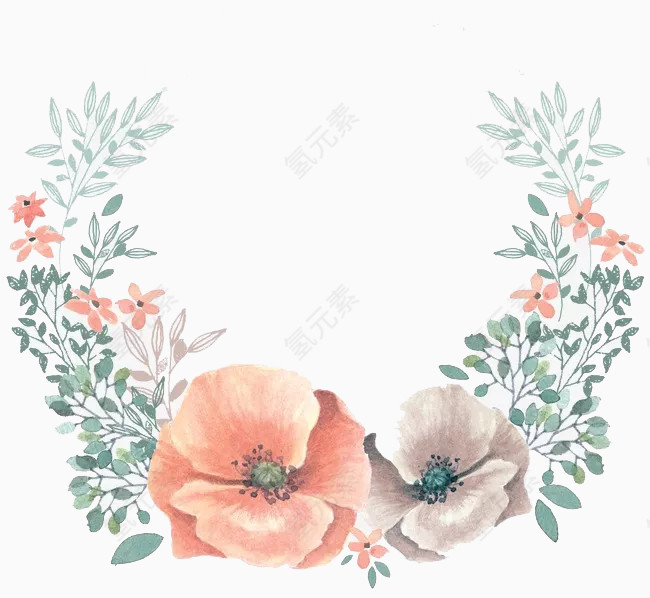 花纹圆圈装饰