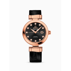 欧米茄黑金色腕表手表女表