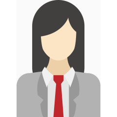 扁平化人物头像矢量素材