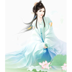 古风图标饰品剪影