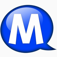 演讲气球蓝色的speech-balloon-icons