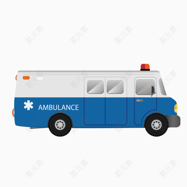 卡通救护车
