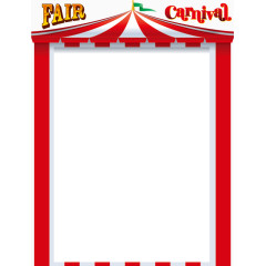 游乐园帐篷边框