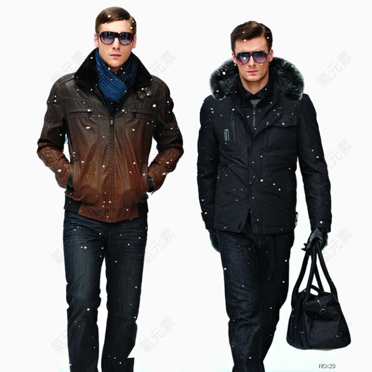 冬装男模特