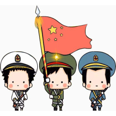 卡通军人