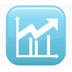 曲线图卡通图标素材