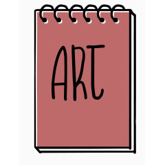 卡通化妆品笔记本