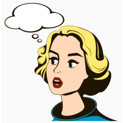 卡通联想女孩png免扣素材