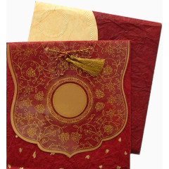 中式古典的邀请函信封