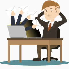 商务人物工作场景