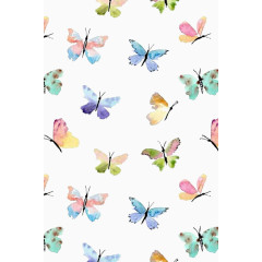 手绘蝴蝶背景图片素材