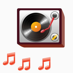 影碟机歌声光盘矢量素材