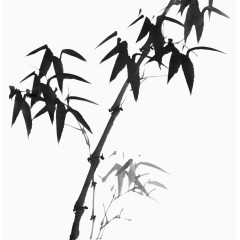 水墨竹子
