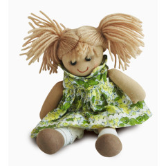 漂亮可爱毛绒小女孩布偶