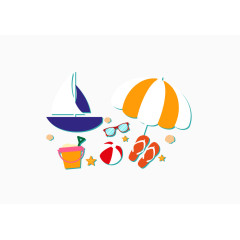 矢量风情假日浪漫出游