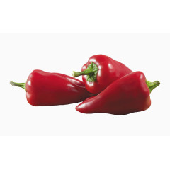 三个新鲜红辣椒