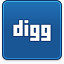 digg影子社交媒体图标