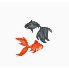 水墨金鱼