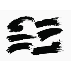 黑色笔刷合集