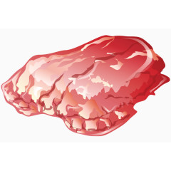 食物肉类精肉手绘