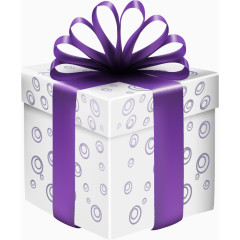 白色线圈色精致礼盒