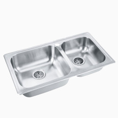 水槽双槽套餐不锈钢厨房