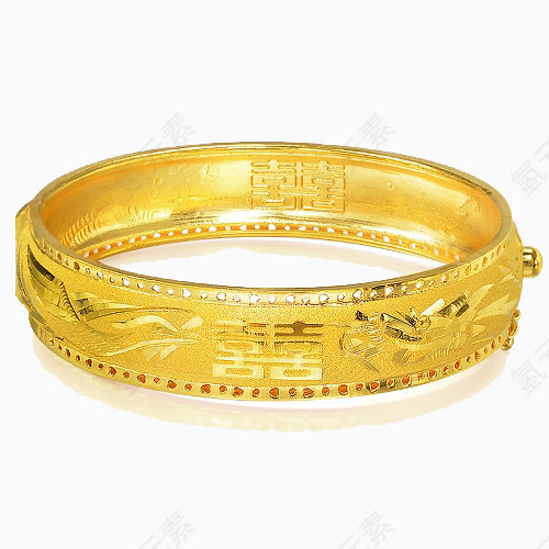 周生生黄金手镯足金龙凤呈祥嫁妆龙凤镯女款09512K一n