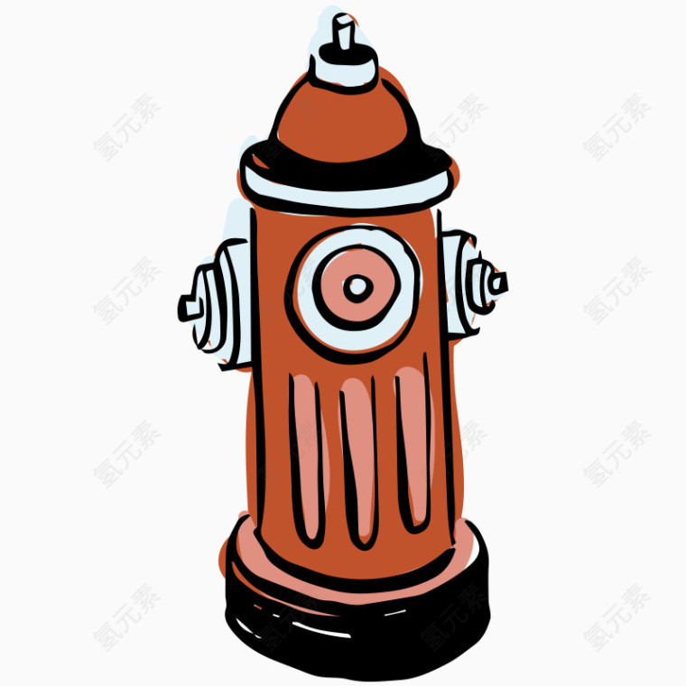 卡通彩绘防火栓