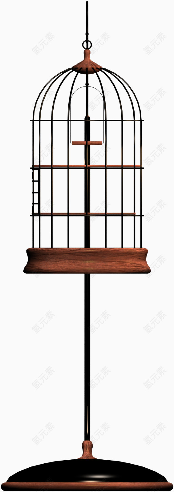 正面鸟笼