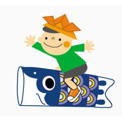 日式小清新卡通人物装饰