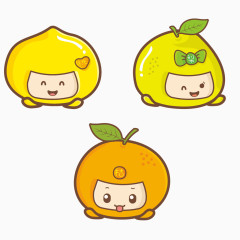 卡通手绘水果