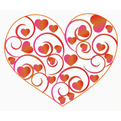 有质感的红色爱心