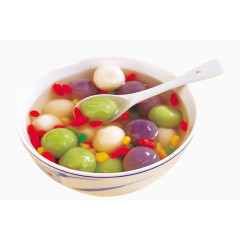 彩色汤圆元宵素材